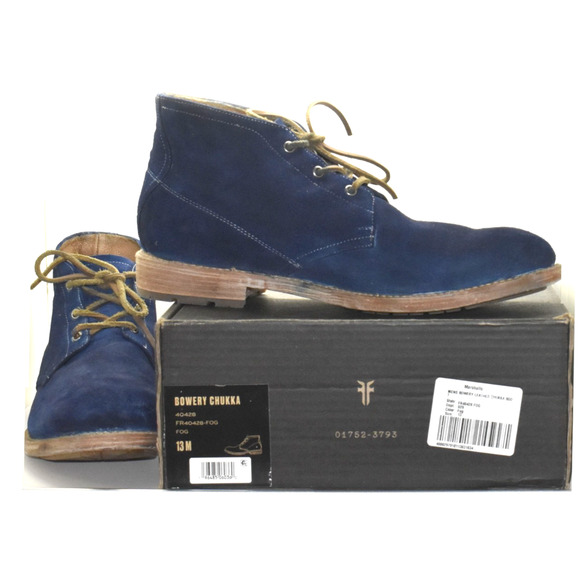 C0 Auth FRYE Bowery Chukka Suede Fog Boots FR40428-FOG Size 13D main image 4